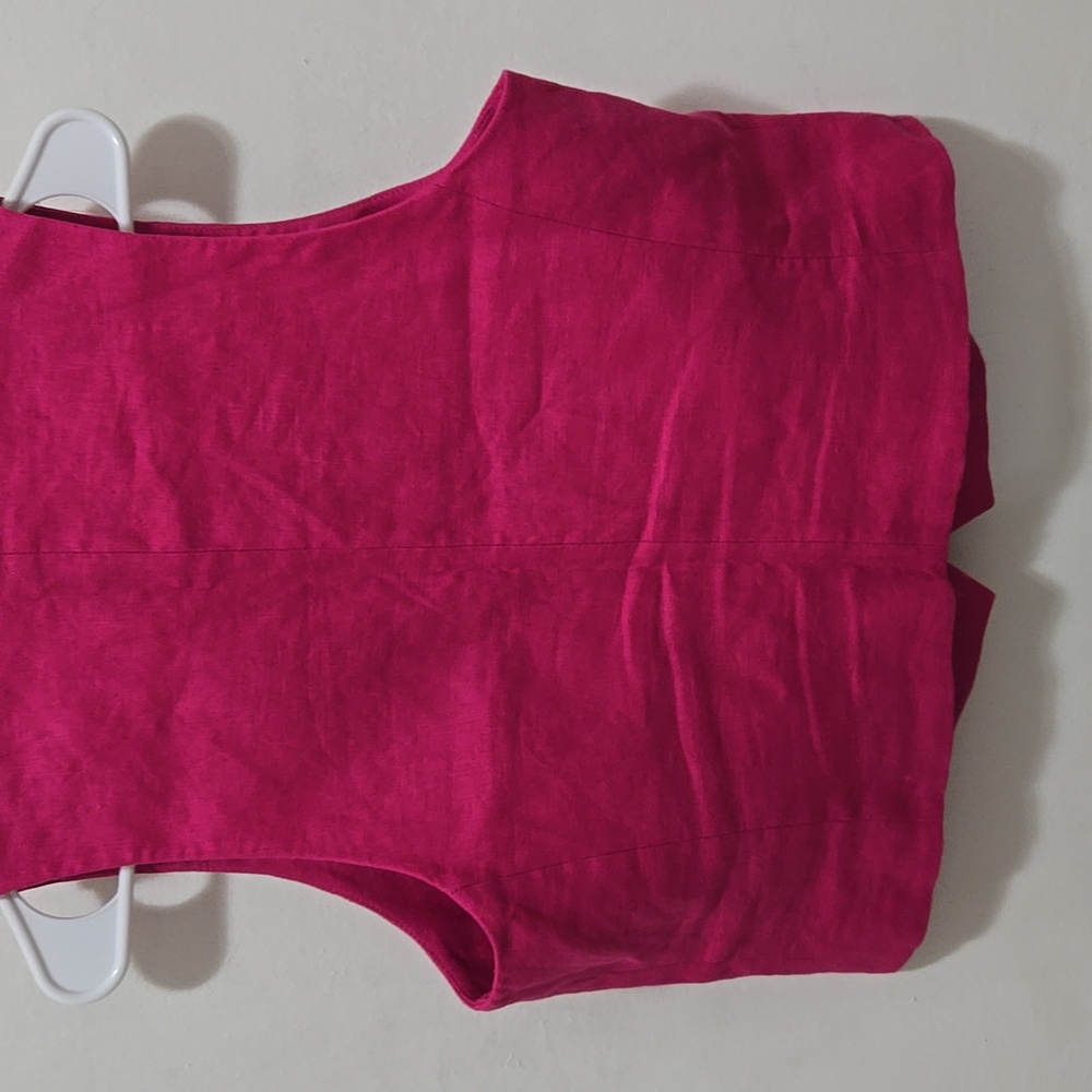 Mango Pink Button-Up Vest - Picture 3 of 3